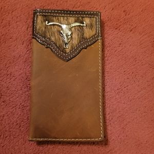 Nooona boys calf hair rodeo wallet